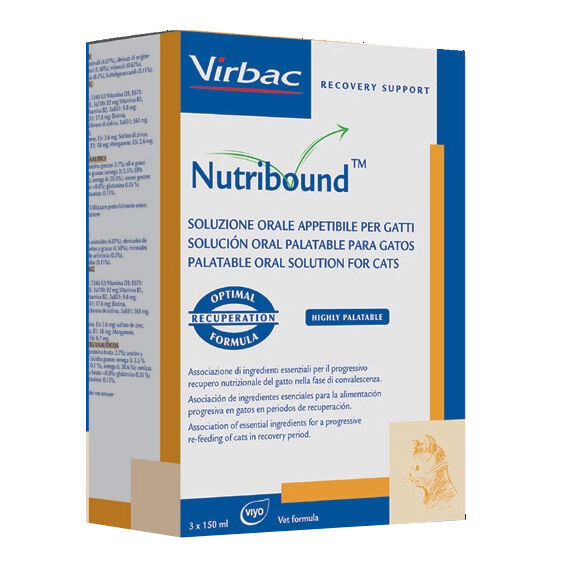 Virbac Srl Nutribound Gatti 3fl.150ml