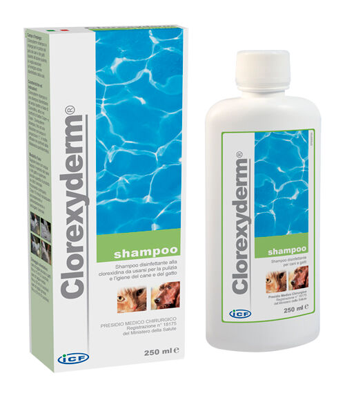 I.C.F. Ind.Chimica Fine Srl Clorexyderm Shampoo 250 Ml