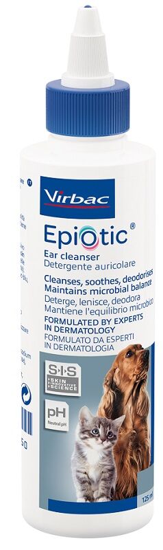 Virbac Srl Epi-Otic Detergente Auricolare Flacone 125 Ml