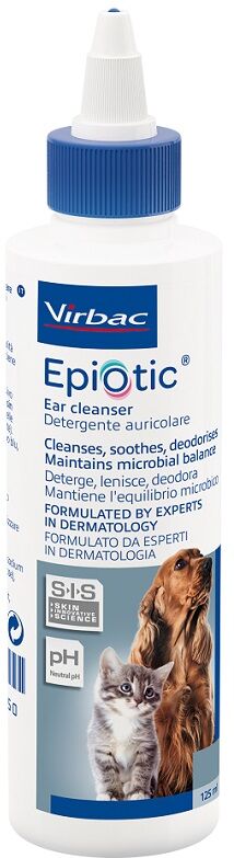 Virbac Srl Epi-Otic Detergente Auricolare Flacone 125 Ml