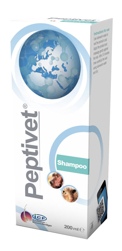 I.C.F. Ind.Chimica Fine Srl Peptivet Shampoo Pronto Uso 200 Ml