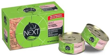 NEXT Natural Cat Lattina Multipack 6x50G TONNETTO E MANZO