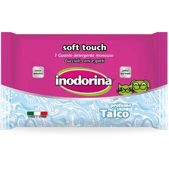 INODORINA Guanto Monouso Soft Touch Clorexidina TALCO