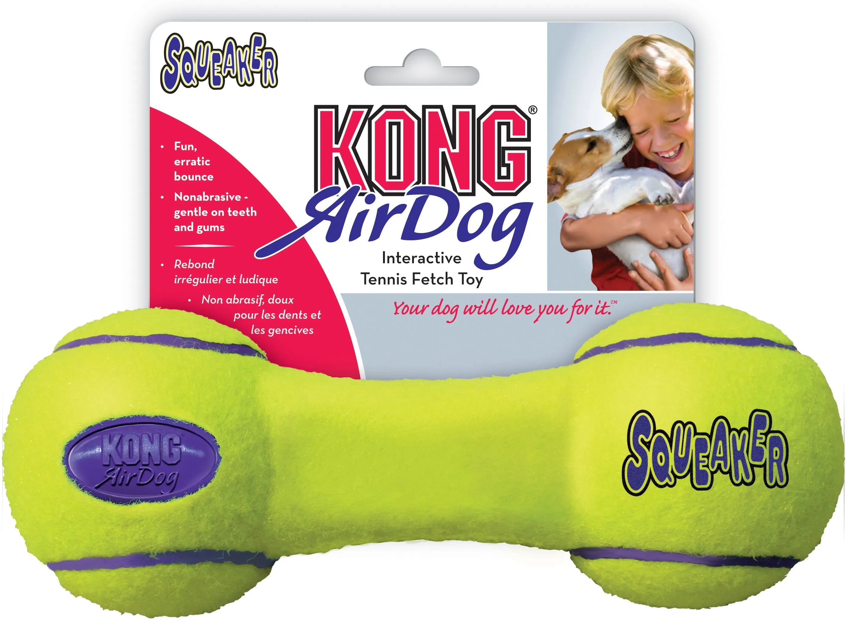 KONG Airdog Squeaker Dumbbell L