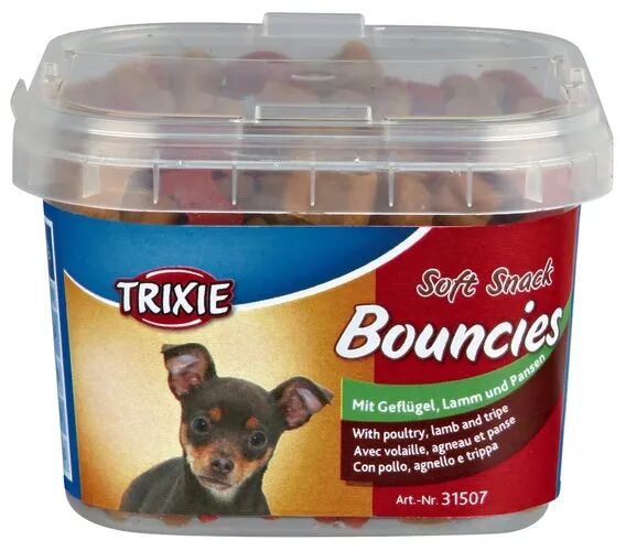 TRIXIE Cane Mini Soft Snack Bouncies Pollo Agnello E Trippa 140G