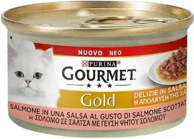 GOURMET Gold Delizie in Salsa Cat Lattina Multipack 24x85G SALMONE