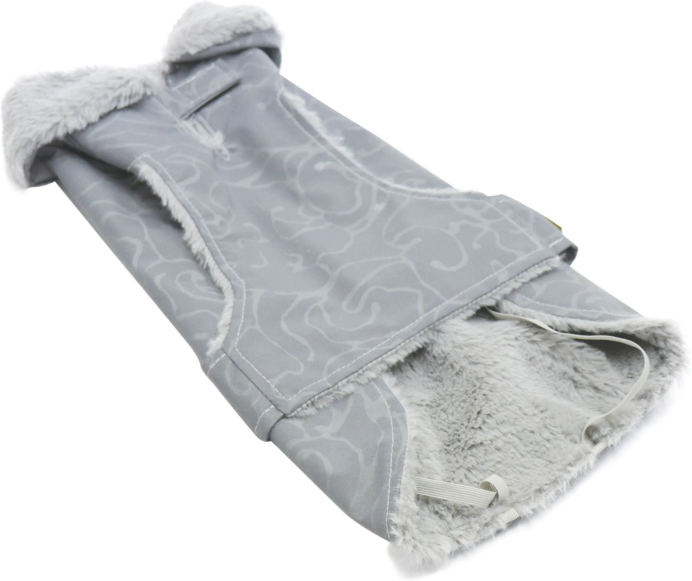 LOVEDI Cappotto Impermeabile Grigio Foderato Pelo TG.39