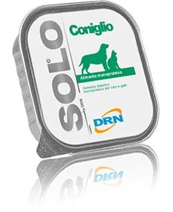 DRN Solo Dog Vaschetta Multipack 18x300G CONIGLIO