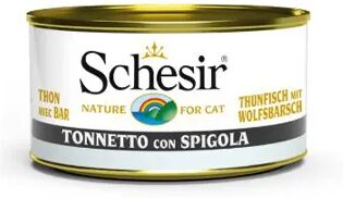 SCHESIR Nature Cat Lattina Multipack 24x85G TONNETTO CON SPIGOLA