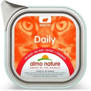 ALMO NATURE Daily Cat Vaschetta Multipack 32x100G MANZO