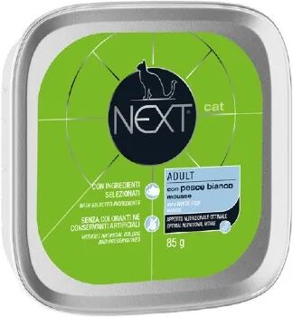 NEXT Cat Vaschetta Multipack 28x85G PESCE BIANCO