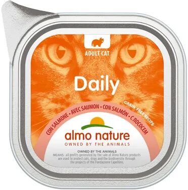 ALMO NATURE Daily Cat Vaschetta Multipack 32x100G SALMONE