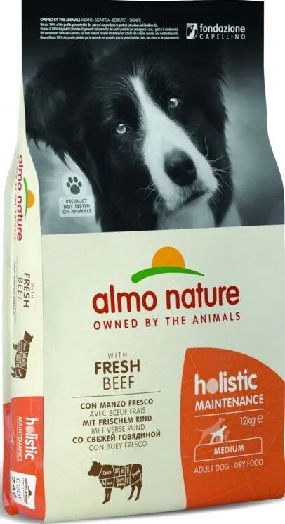 ALMO NATURE Holistic Maintenance Medium  Manzo e Riso 12KG