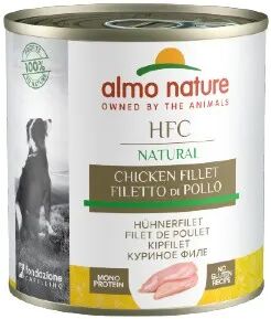 ALMO NATURE HFC Natural Dog Sfilaccetti Lattina Multipack 12x280G FILETTO DI POLLO