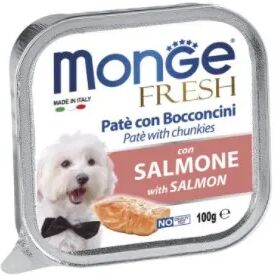 MONGE Fresh Dog Vaschetta Multipack 32x100G SALMONE