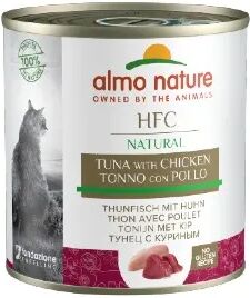 ALMO NATURE HFC Natural Cat Lattina Multipack 12x280G TONNO CON POLLO