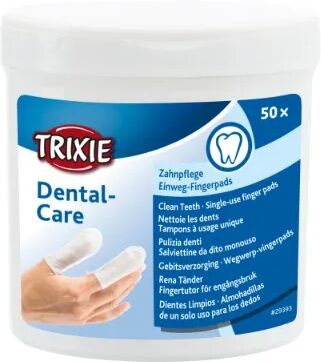 TRIXIE Salviette Dito Monouso Pulizia Denti 50 PZ