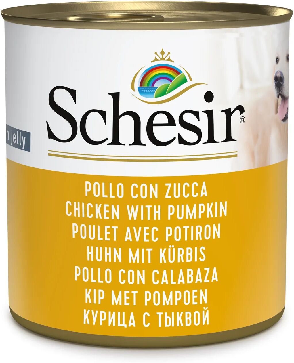 SCHESIR Dog Lattina Multipack 16x285G POLLO CON ZUCCA