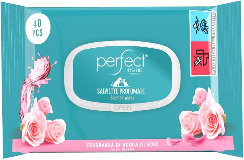 PERFECT Salviette 40 PZ ACQUA DI ROSE