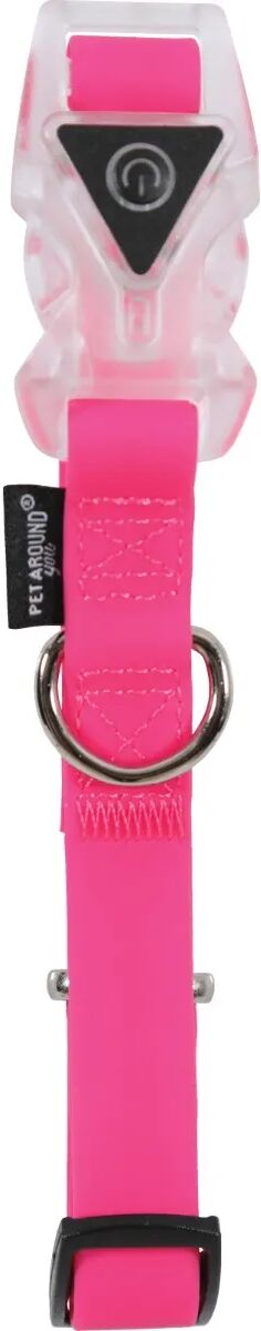 PET AROUND YOU Collare Power Light Fucsia M