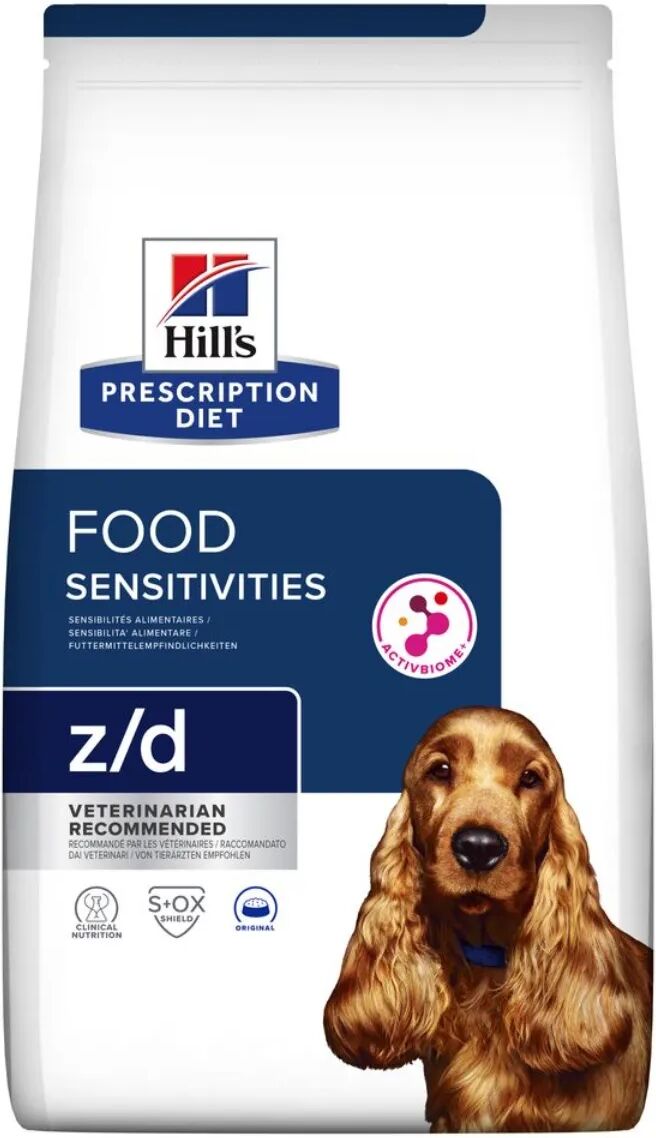 HILLS Hill's Prescription Diet z/d Food Sensitivities Alimento Secco per Cani 10KG