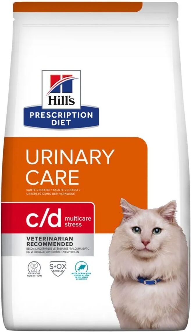 HILLS Hill's Prescription Diet c/d Urinary Care Alimento Secco per Gatti con Pesce Oceanico 3KG