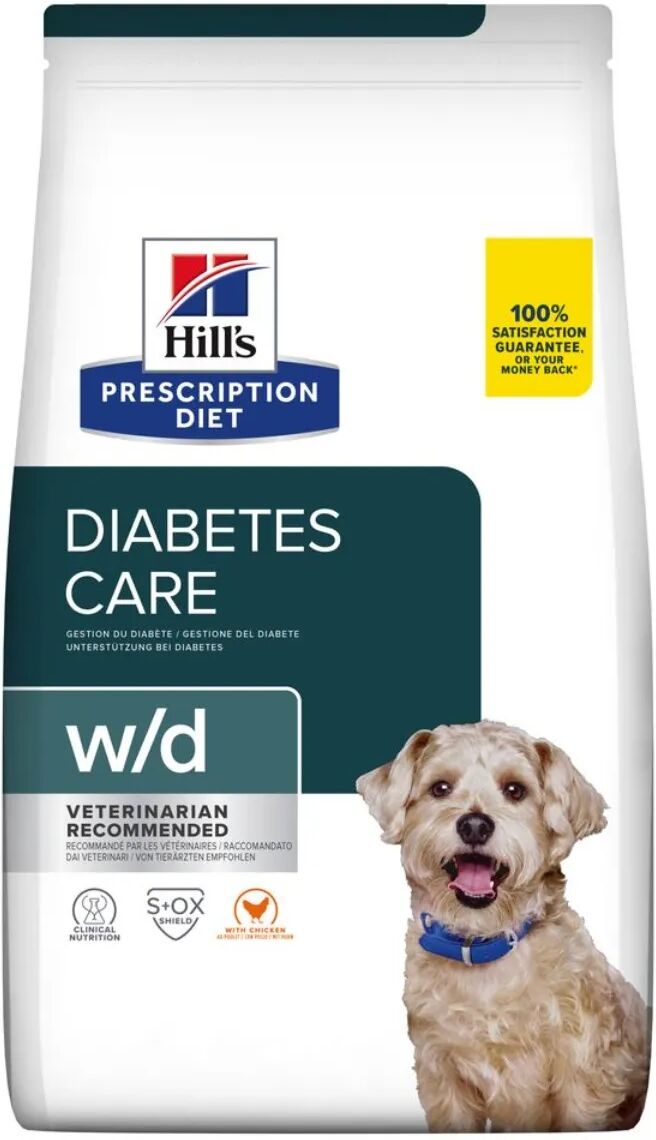 HILLS Hill's Prescription Diet w/d Diabetes Care Alimento Secco per Cani 10KG