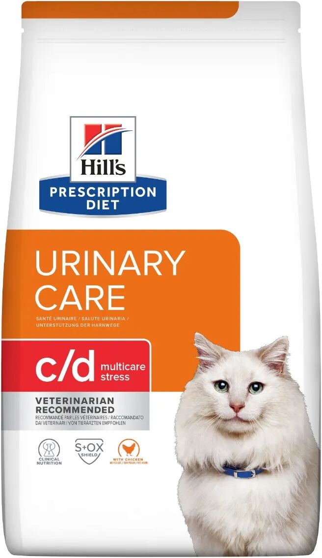 HILLS Hill's Prescription Diet c/d Urinary Care Multicare Stress Alimento Secco per Gatti 1.5KG