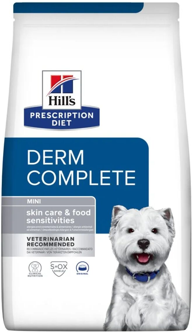 HILLS Hill's Prescription Diet Derm Complete Mini Alimento Secco per Cani 6KG