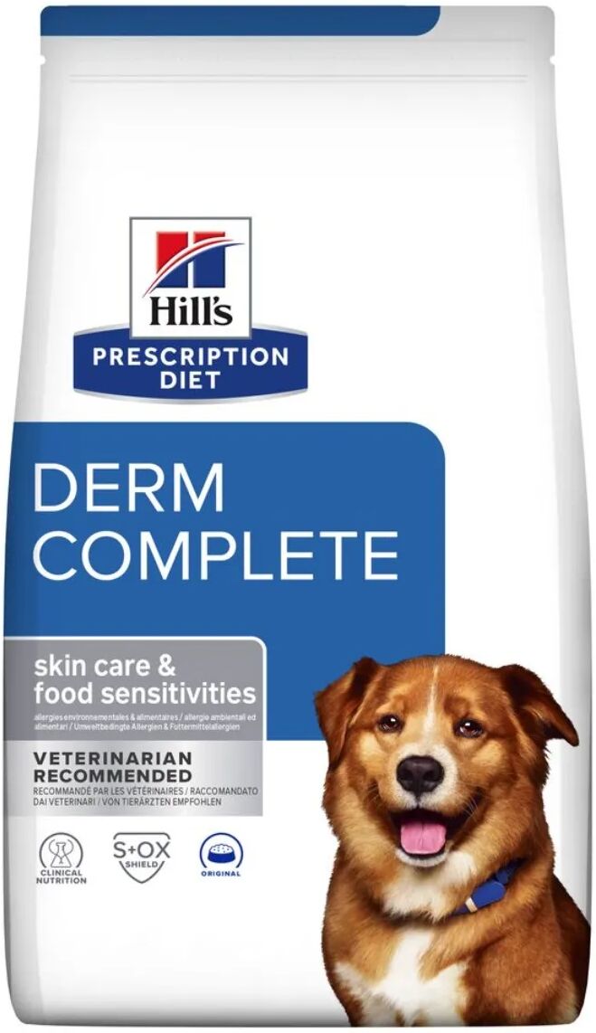 HILLS Hill's Prescription Diet Derm Complete Alimento Secco per Cani 1.5KG