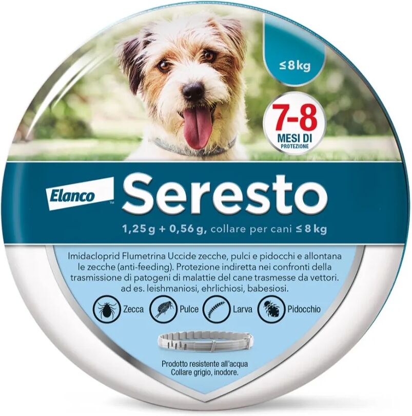 SERESTO Collare per Cani fino a 8Kg 38CM