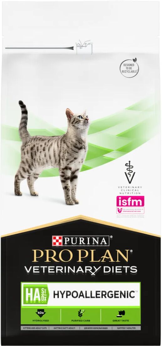 PURINA PRO PLAN Veterinary Diets Ha Hypoallergenic Gatto 1.3KG