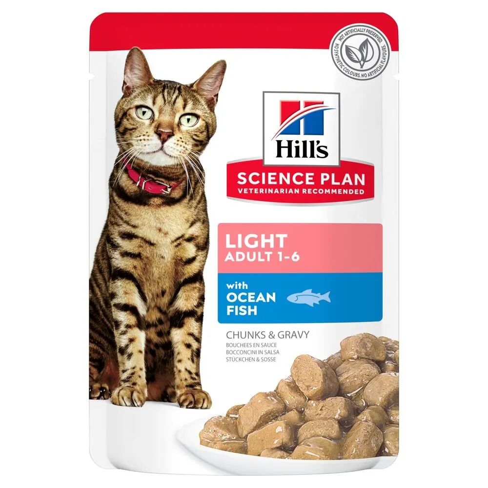 HILLS Hill's Science Plan Light Cat Busta Multipack 12x85G PESCE OCEANICO