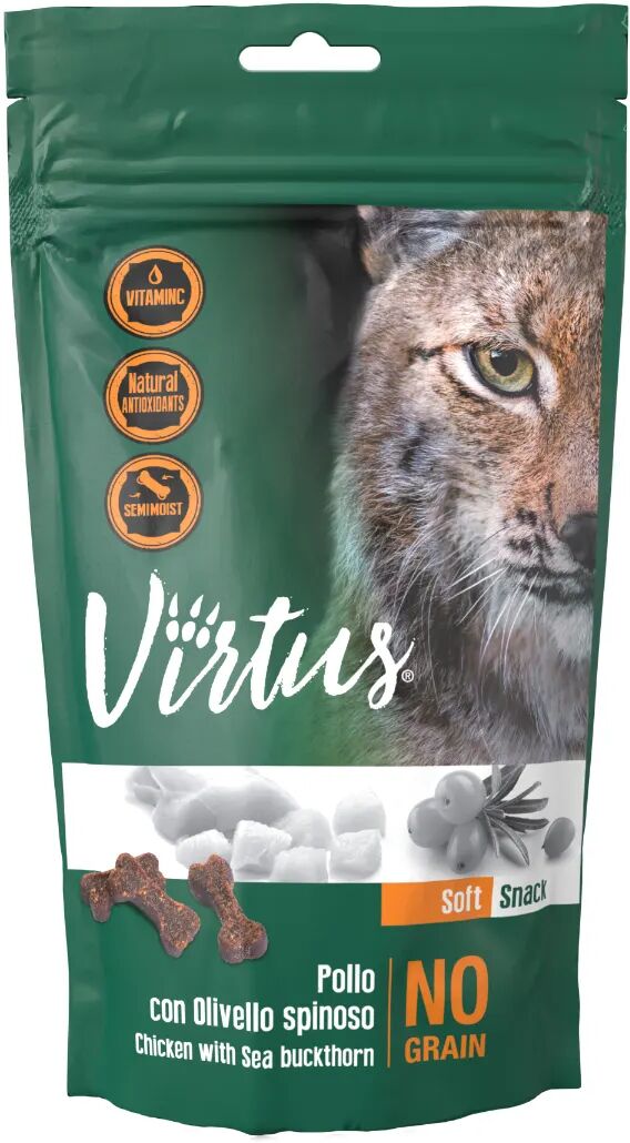 VIRTUS Cat Soft Snack con Pollo e Olivello 50G 50G