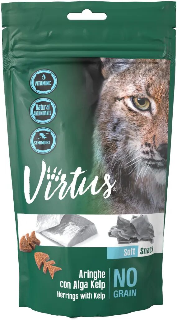 VIRTUS Cat Soft Snack con Aringhe e Alga Kelp 50 G