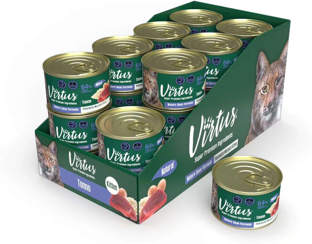 VIRTUS Kitten Natural Lattina Multipack 24x150G TONNO