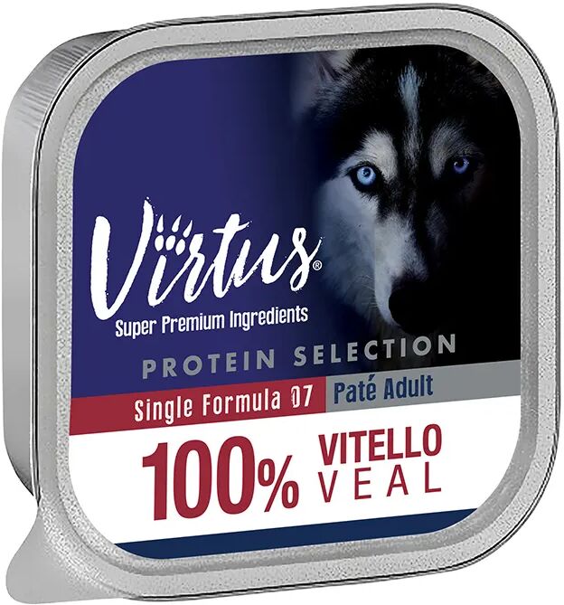 VIRTUS Protein Selection Dog Vaschetta Multipack 19x85G VITELLO