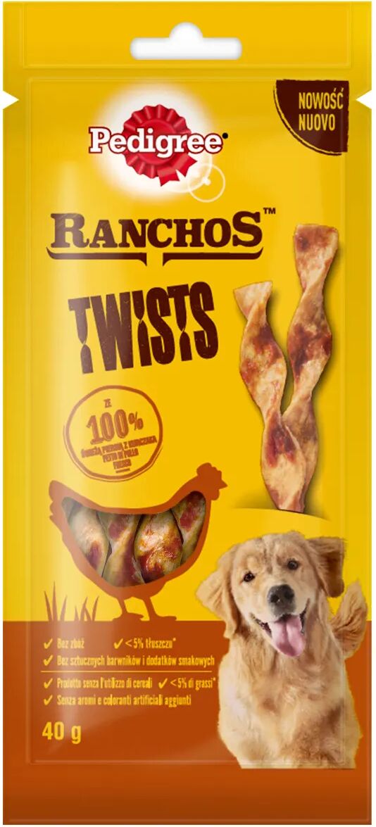 PEDIGREE Snack Cane Ranchos Twist Pollo 40G 40G