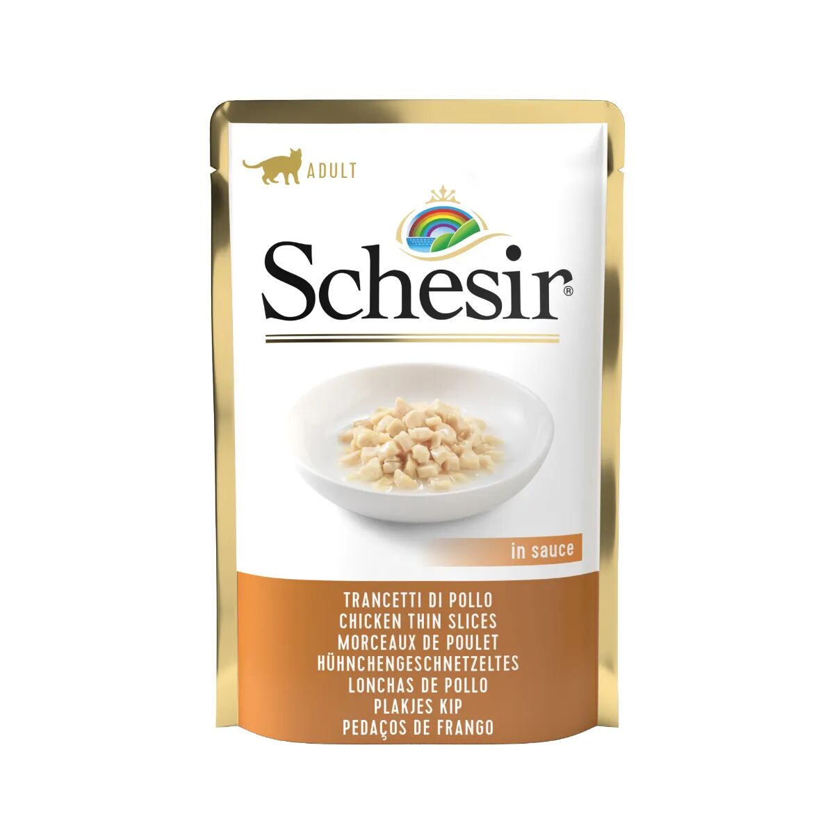 SCHESIR Cat Busta Multipack 6x85G TRANCETTI DI POLLO