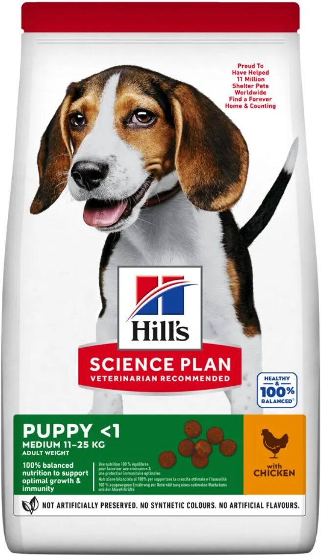 HILLS Hill's Science Plan Medium Puppy Alimento con Pollo 2.5KG