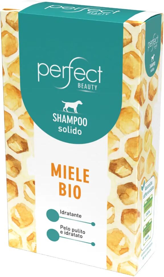 PERFECT Shampoo Solido per Cane Idratante con Miele Bio 100G