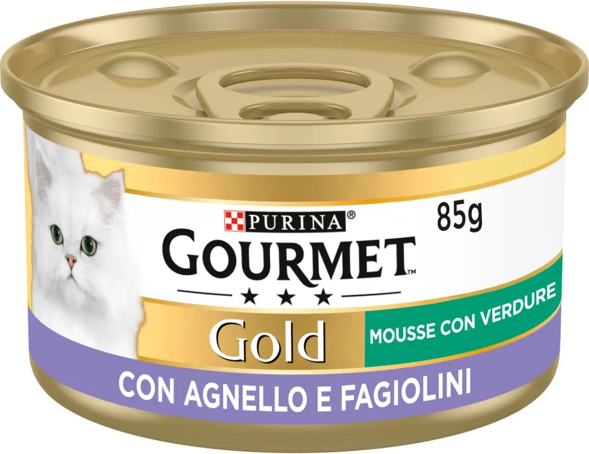 GOURMET Gold Mousse Lattina Multipack 24x85G AGNELLO E FAGIOLINI