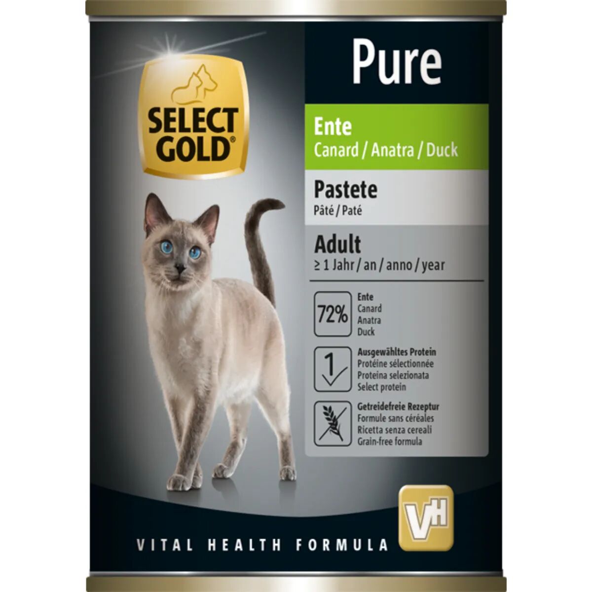 SELECT GOLD Pure Cat Adult Lattina 400G ANATRA