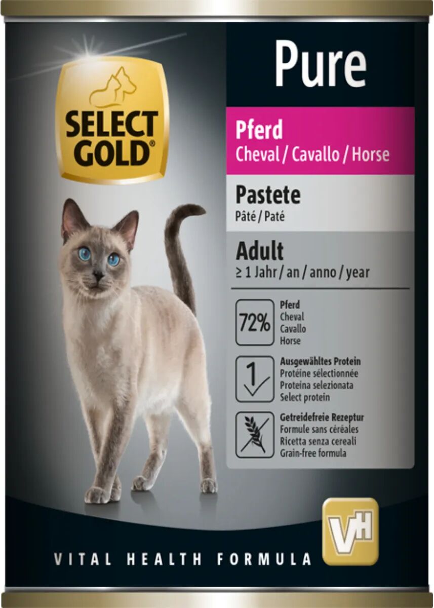 SELECT GOLD Pure Cat Adult Lattina 400G CAVALLO