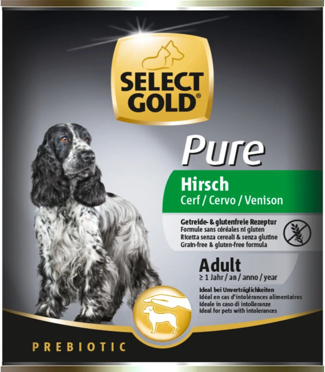 SELECT GOLD Pure Dog Lattina 800G CERVO