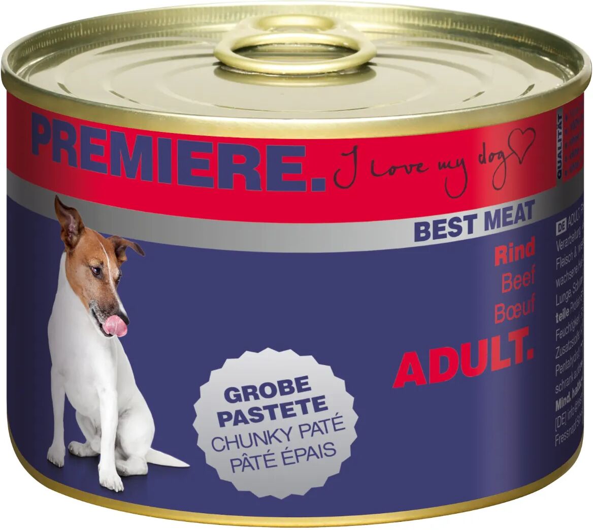 PREMIERE Best Meat Dog Lattina Multipack 6x185G MANZO