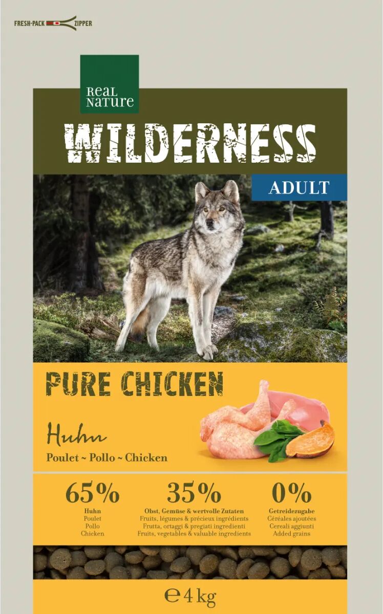 REAL NATURE Wilderness Purè Adult Pollo 4KG