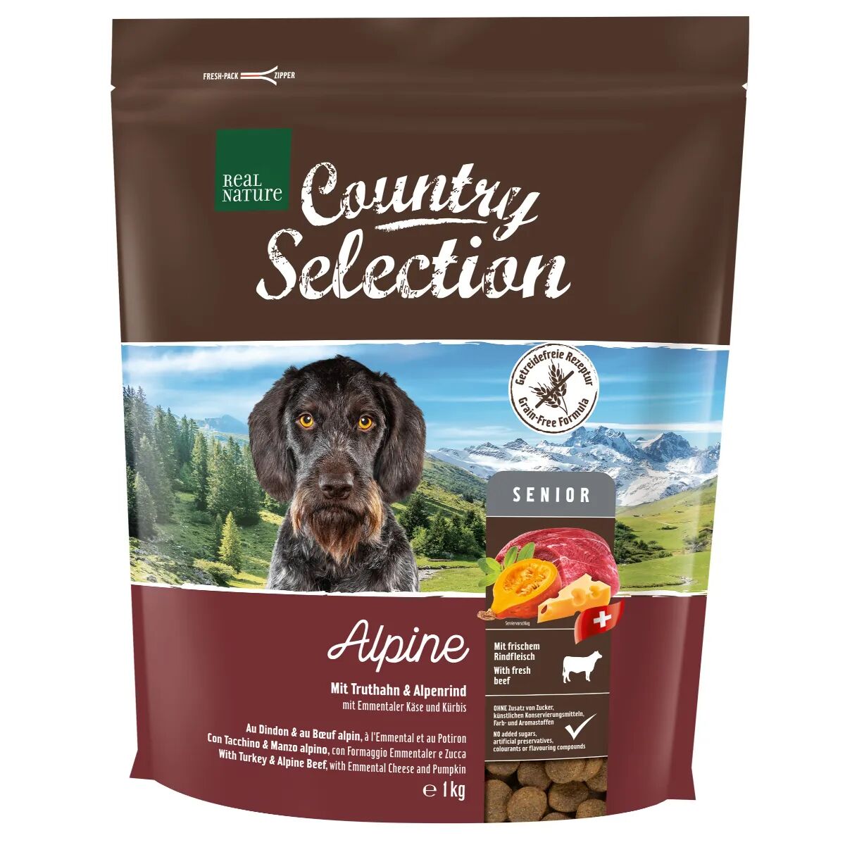 REAL NATURE Country Select Apine Senior Tacchino 1KG
