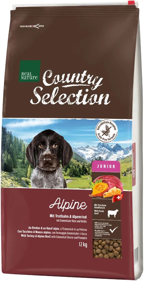 REAL NATURE Country Select Alpine Junior Tacchino 12KG