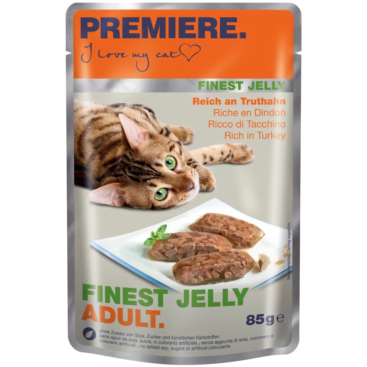 PREMIERE Finest Jelly Cat Busta Multipack 22x85G TACCHINO